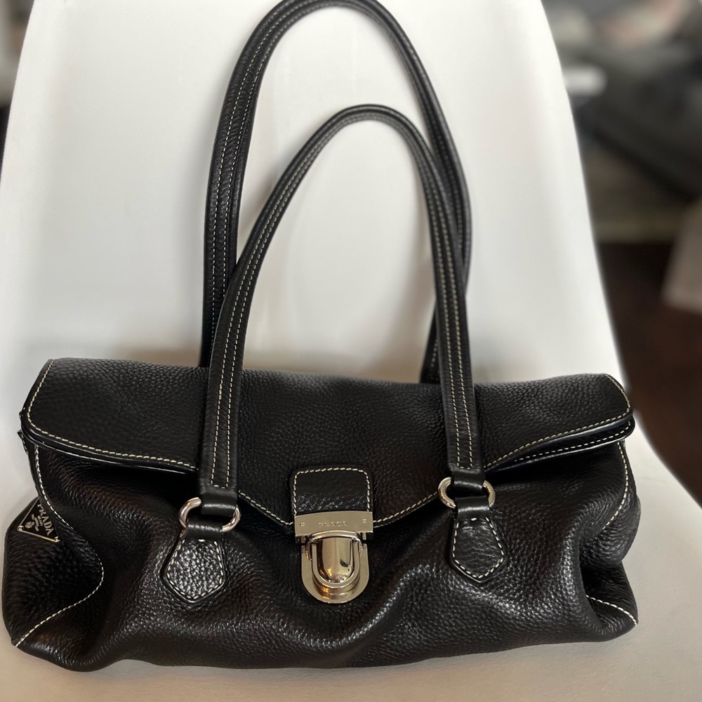 Prada Vitello Easy Shoulder Bag